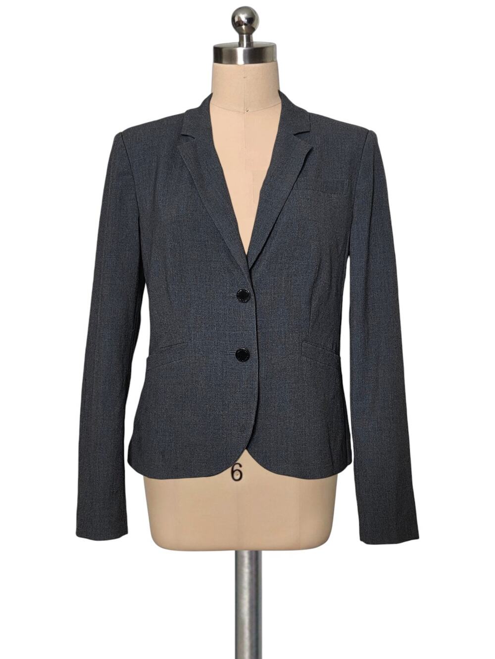 Calvin Klein Grey Double Button Blazer Jacket 8